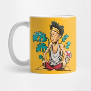 Just calm and do yoga Mug